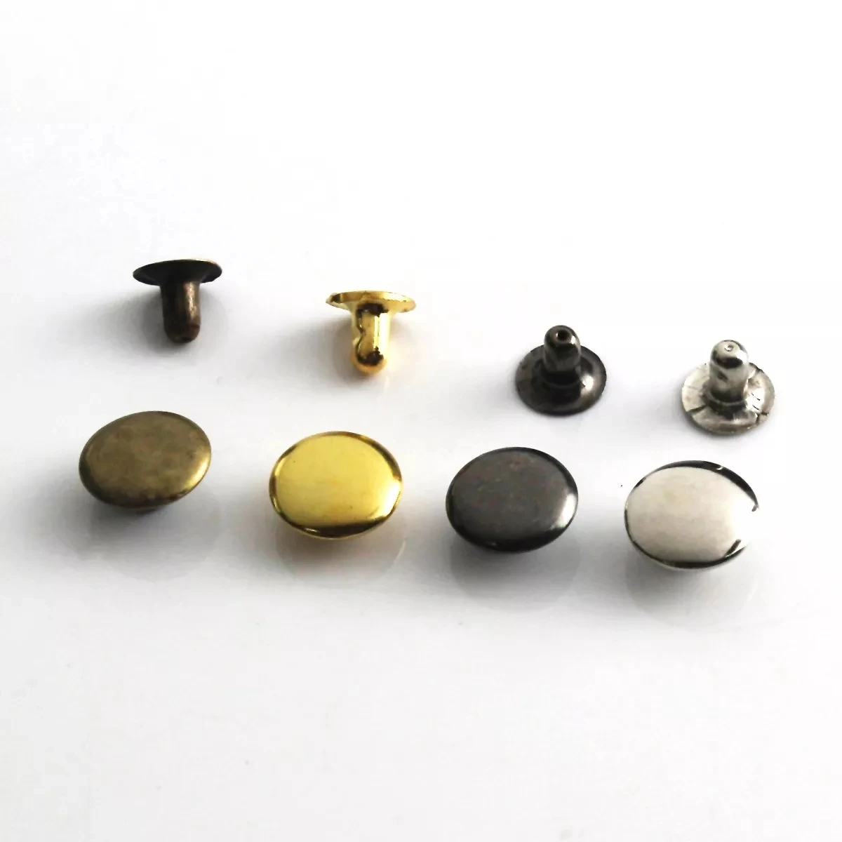 

3mm~7mm Metal Single Cap Rivets Studs Round Rivet for Leather Craft Bag Belt Garments Hat Shoes Pet Collar Decor