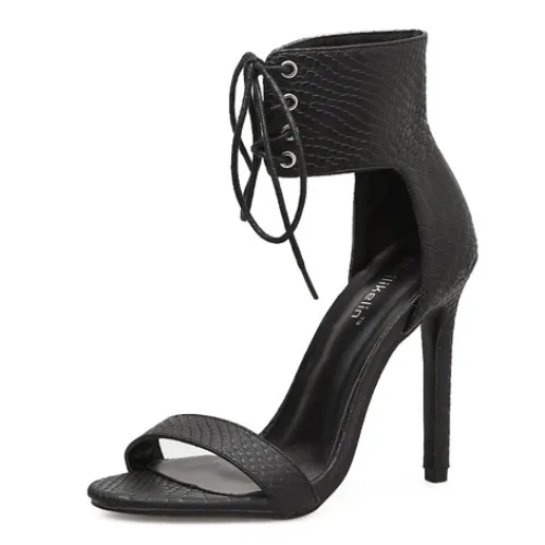 

2021 high quality heeled pumps fancy sexy tacones altos women designer wedding shoe 43 big size black sequins ladies high heel, Black, white