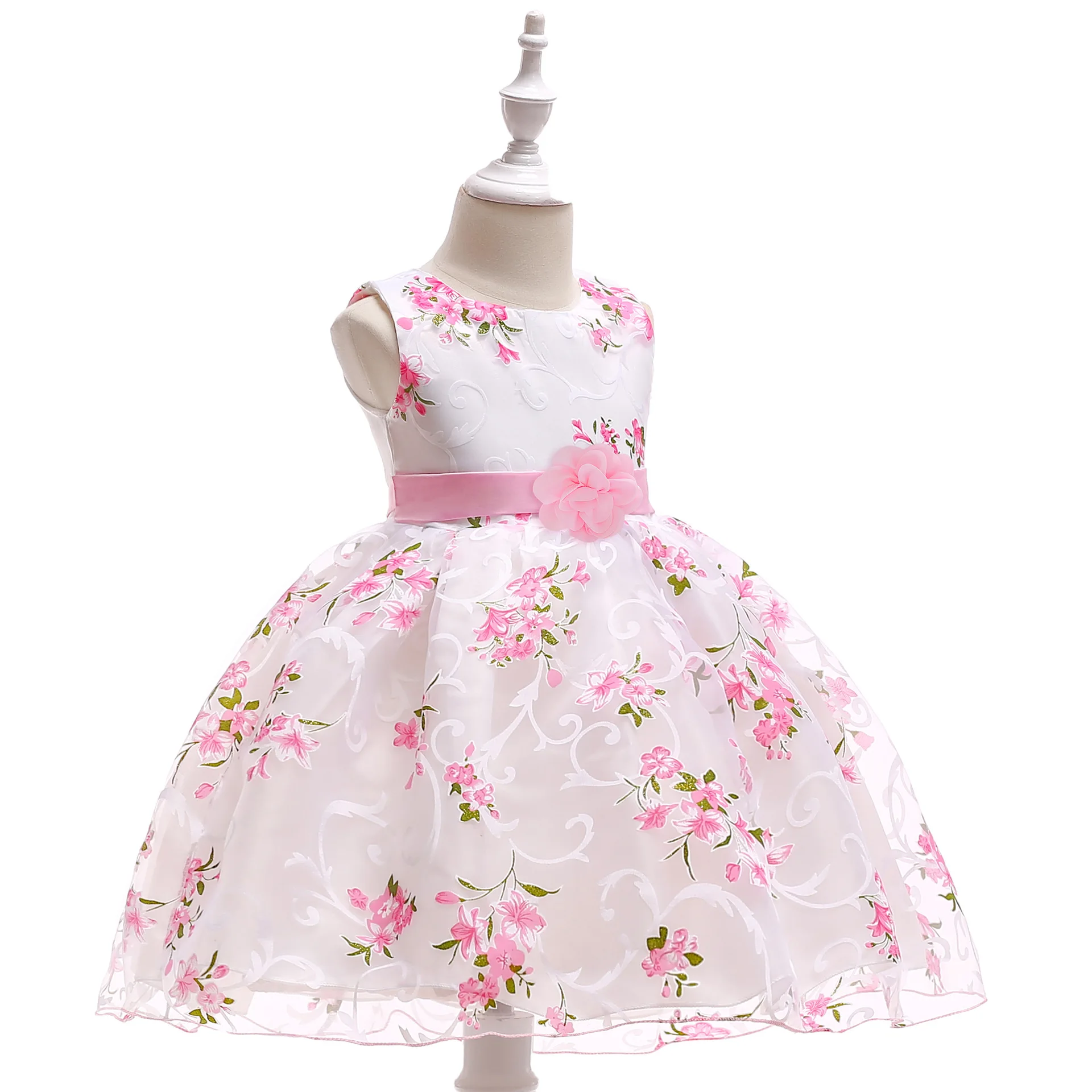 

Children's dress wedding princess princess dress flower performance costume