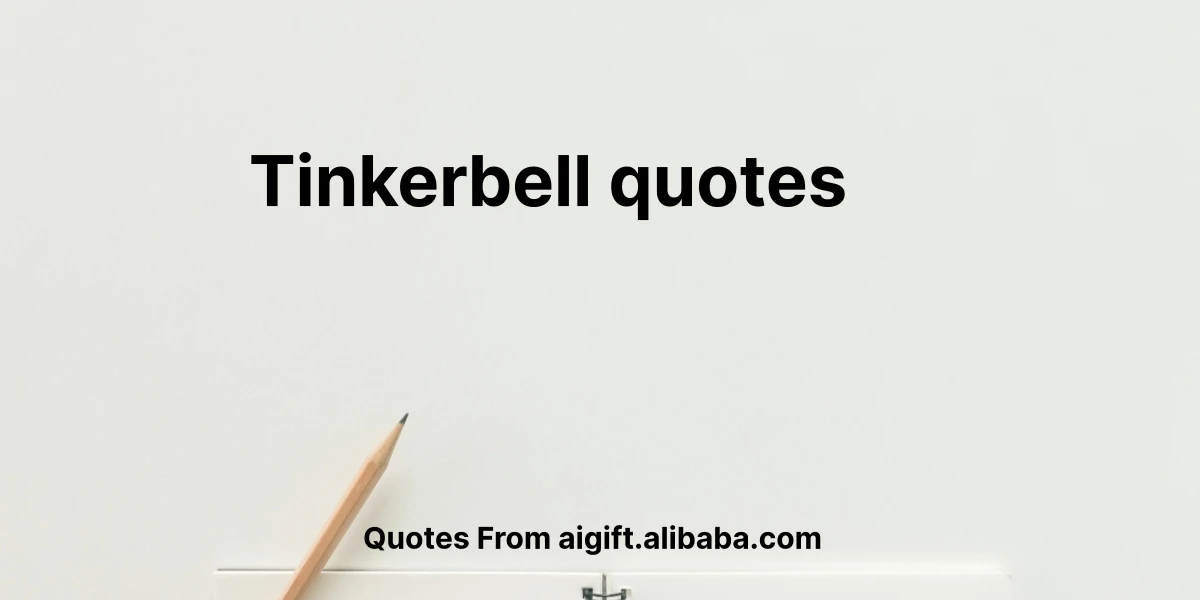 tinkerbell quotes