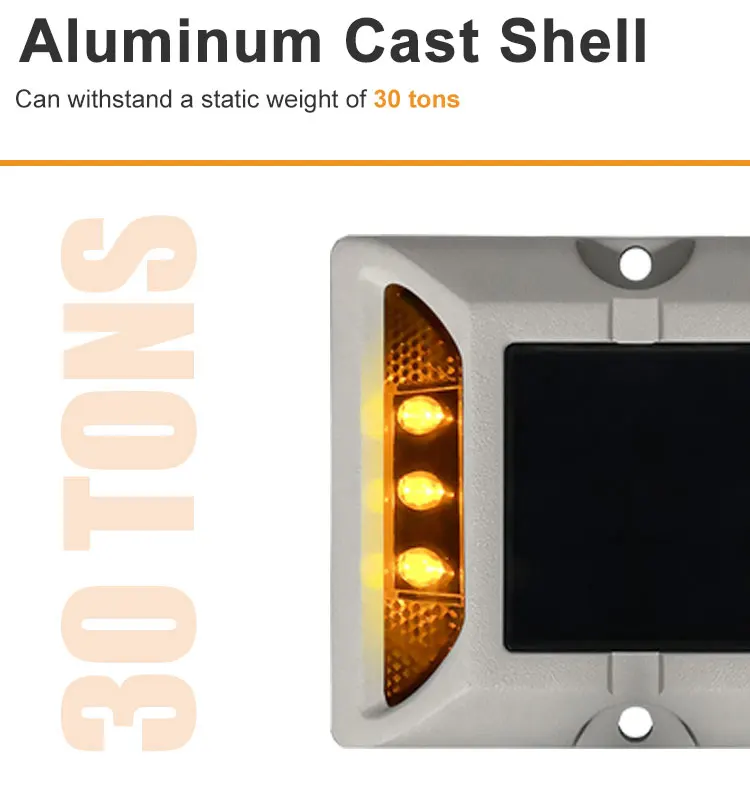 IP68 high brightness driveway motorway green aluminum solar led road marker studs