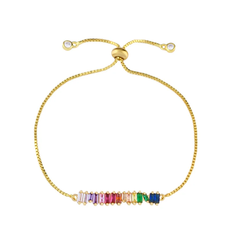 

Barlaycs 2019 New Fashion Charm Tennis Adjustable Bohemian Crystal Zircon Eyes Bracelet Pack Set FemmeJewelry Accessories