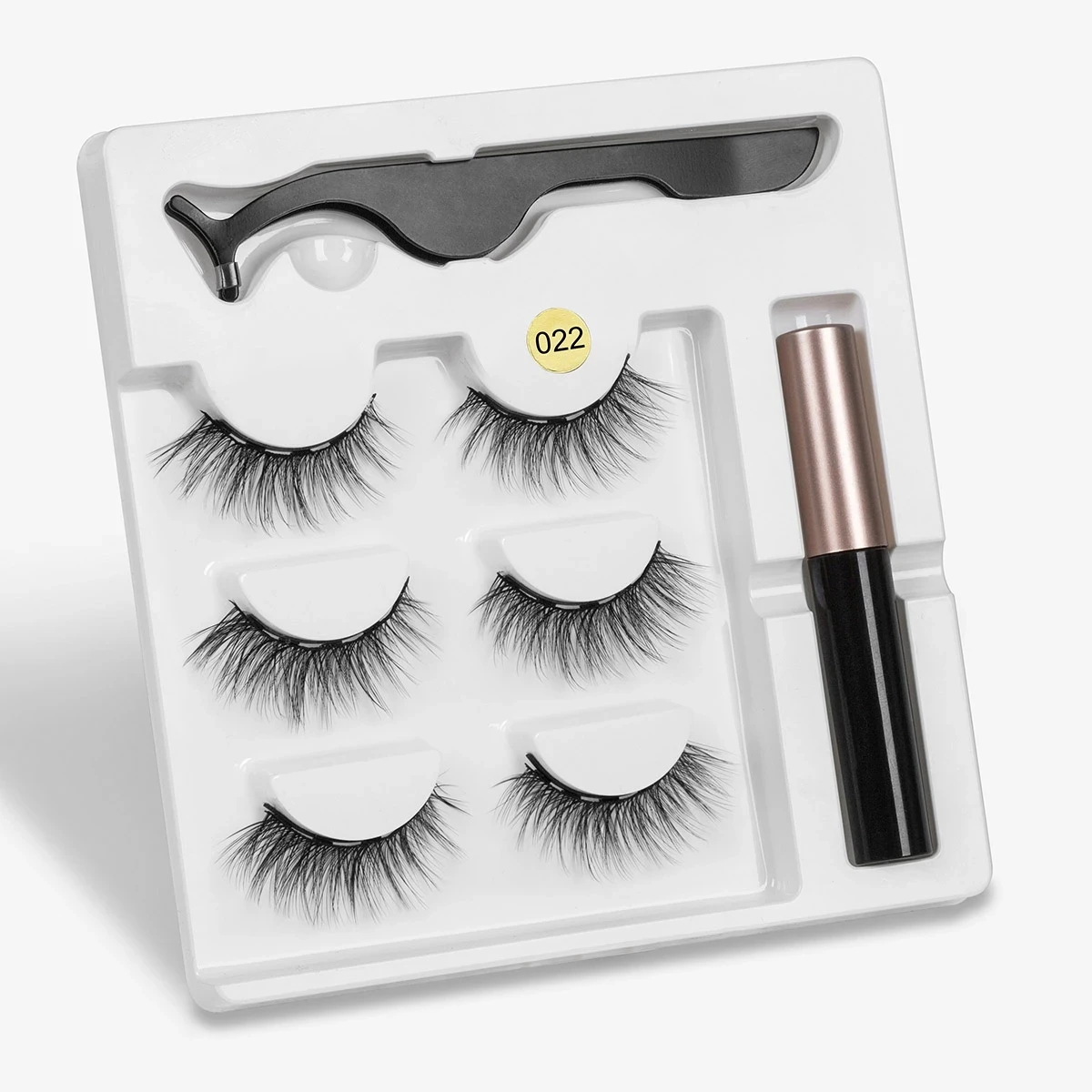 

Unique Bulk Custom Magnetic Eyelashes Box Packaging 5 Magnetic Eyelashes