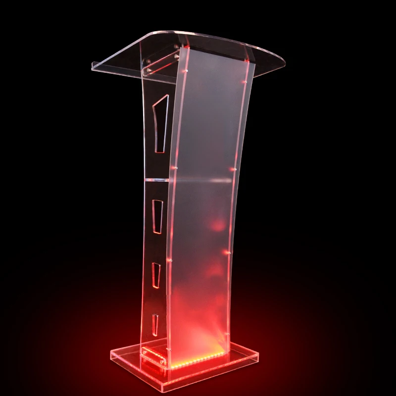 design of acrylic rostrum modern church podium church rostrum