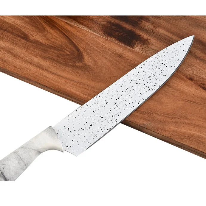 
Good Quality Ceramic Color 6 piece kitchen Knife set with Peeler and Scissor Utility Knife 