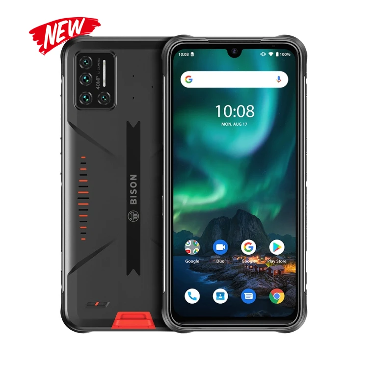 

Umidigi Bison 6GB 128GB Smart Phones 4G Smartphone 5000Mah Octa Core Mobile Phone Rugged Ip68/Ip69k Android Celulares