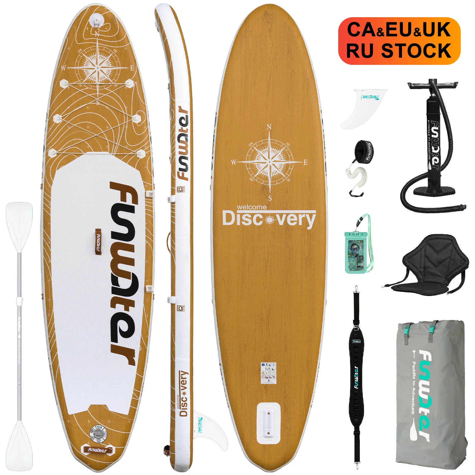 

FUNWATER Dropshipping OEM sup with seat sea surfboard inflatable paddle boards sale surfing buy stand up paddle board 11ft