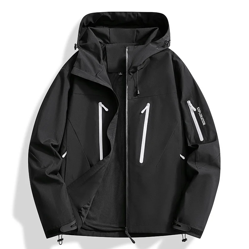 Waterproof Hooded Bomber Jacket