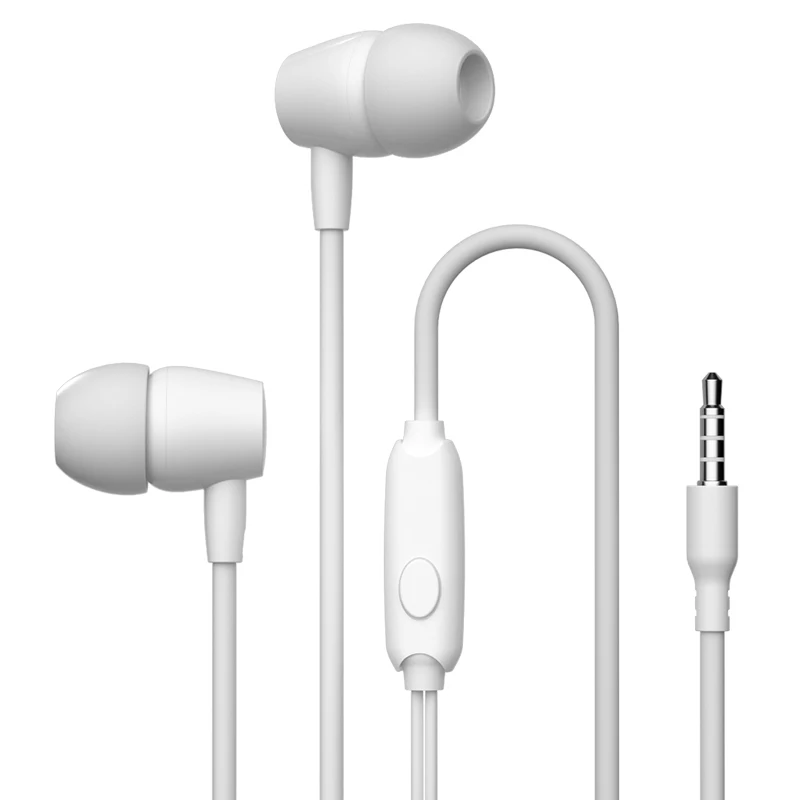 

2021 Hot Sale Universal Mobile Handsfree Headphones Wired In-Ear Earphone With Mic