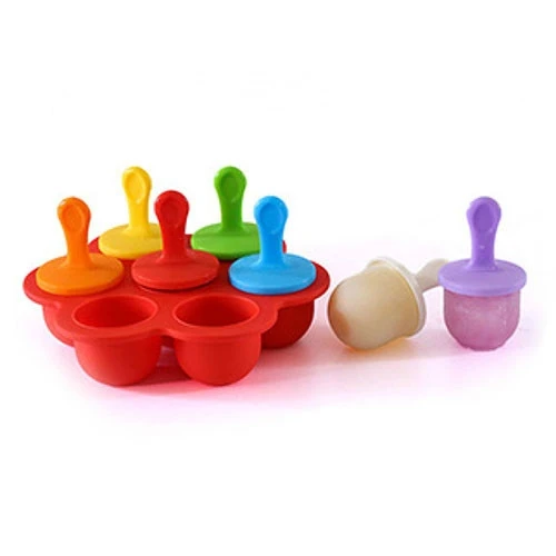 

Kitchen Silicone Mini DIY Ice Pops Cream Molds Ice Cream Maker Popsicle Mold