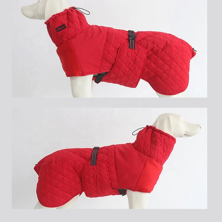 Asmpet Outdoor Dog Winter Jacket Coat Warm Dog Clothes For Large Dog