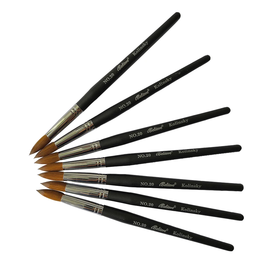 Professional International Standard Pure Kolinsky Nail Brush Acrylic