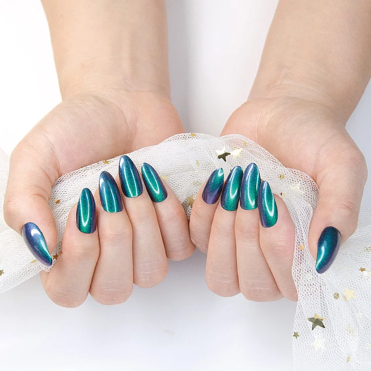

Luxury new design DIY artificial nails reusable fingernails press on nails, Customized multi colors