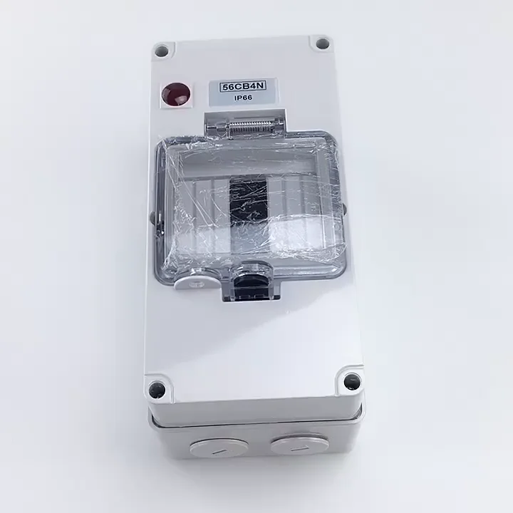 4 Ways Plastic Distribution Box For Circuit Breaker Indoor On The Wall
