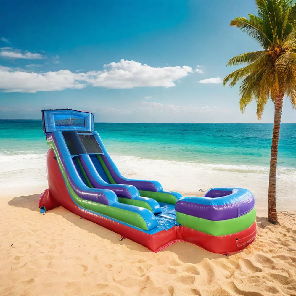 

playground blow up jumping castles water slide rental giant inflatable adult dry slide for resort place