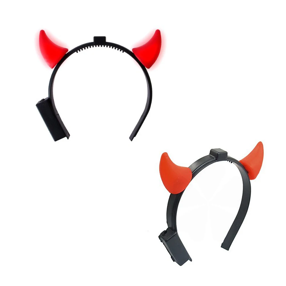 

Halloween Event Supplies Party Favors Light Up Halloween Devil Led Horns Headband