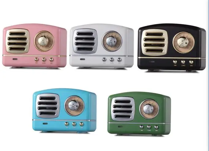 Retro old-fashioned smart portable wireless BT speaker sound for outdoor sports - ANKUX.COM