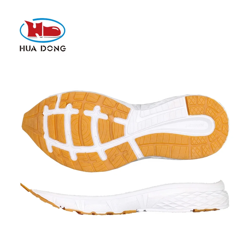 

Sole Expert HuaDong 2021 new design running sneaker sole eva sport shoes tpr outsole for men, Customized