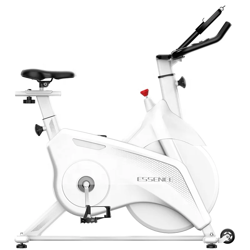 

SD-S502 Home fitness equipment smart magnetic control gym spinning bike for 8kg flywheel, White+gray
