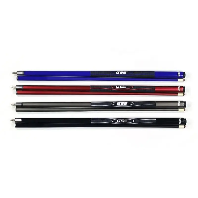 Carbon Fiber 1/2 Pool Cue Carbon Shaft & Butt Anti-Slip Grip 12.5mm Tip Wholesale 57'' Carbon American 9-Ball Cue