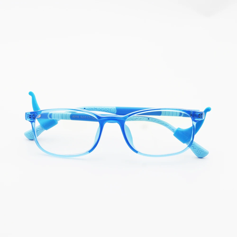 

8916 Direct Anti Blue light kids Eyeglasses Frames Children Soft Computer Silicone Glasses Optical Eyewear blue ray glasses, 5 colors