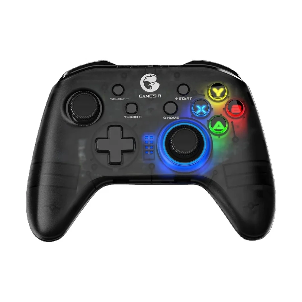 

T4 pro Multi-Platform GameSir Game Controller Gamepad T4 Pro Joysticks, Black+colorful light