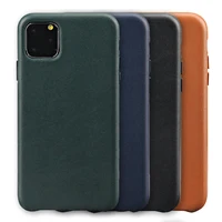 

Vintage Logo Luxury Fabric Soft Leather Mobile Phone Back Case For iPhone 11 Pro Max