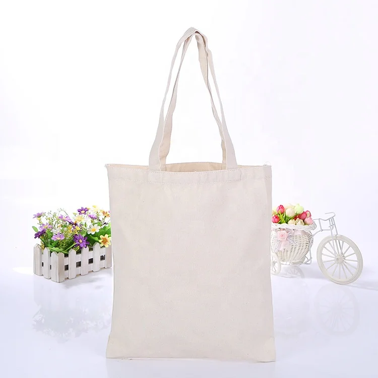 

Cheap Promotional Large Women Custom Logo Printed OEM Fashion Grocery Sublimation Reusable Canvas Cotton Shopping Tote Bag, Cream white