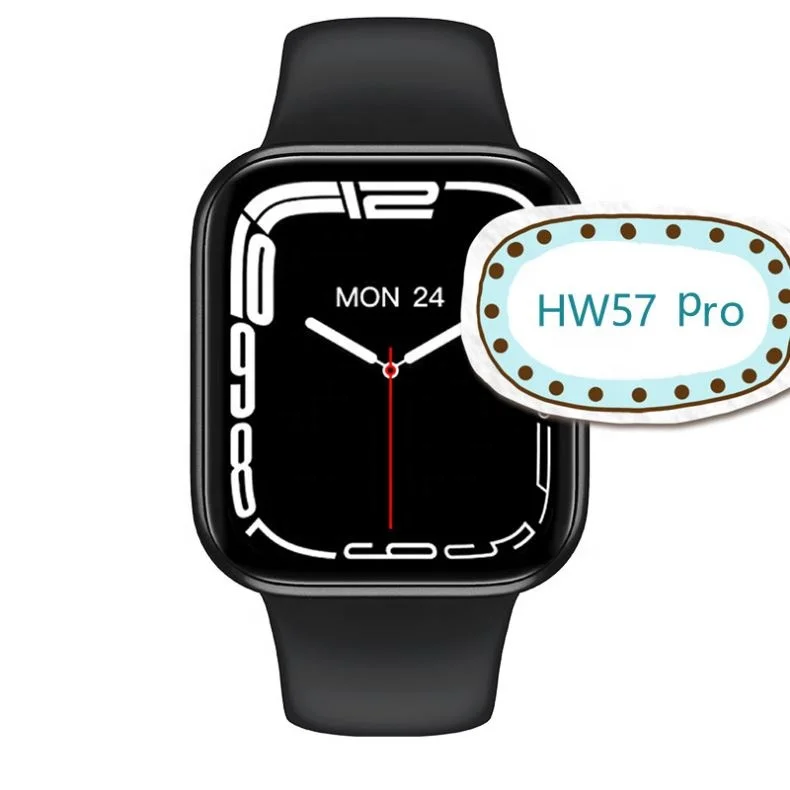 

HW57 PRO NFC Smart Watch BT Call 1.77" Square Screen IP68 Waterproof Heart Rate Blood Pressure Blood Oxygen Smartwatch Series 7