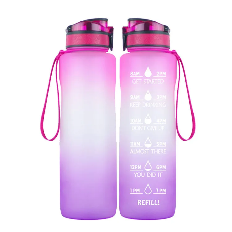 

BPA FREE 1L Plastic Gym Bottle Sports Gym Fitness Water Bottles, Customized color