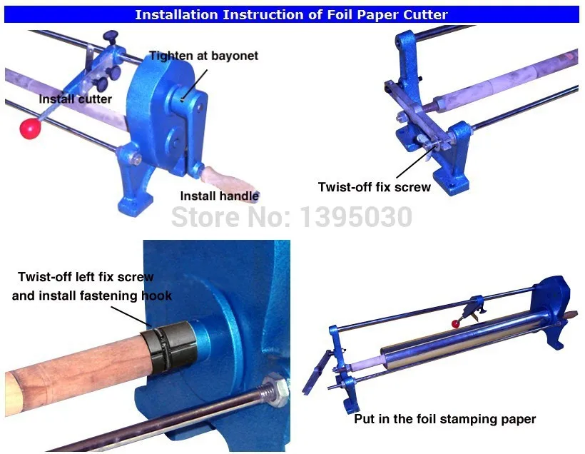 Manual Gold 26" Gilded Foil Paper Pu Vinyl Cutter Slitter Hot Stamping