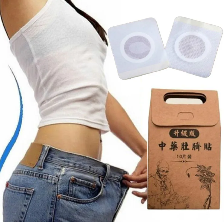 

10pcs/Bag Chinese Medicine Slimming Diets Patch Weight Loss Strongest Pads Detox Adhesive Face Lift Body Shaper Tool Slim Patch