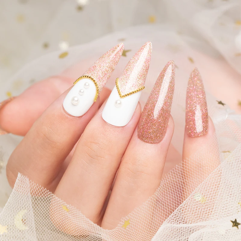 

Supplier Nail Products OEM Uv Reflecting Soak Off Diamond Disco Gel Nail Polish Sugar Flash On Polish Gel