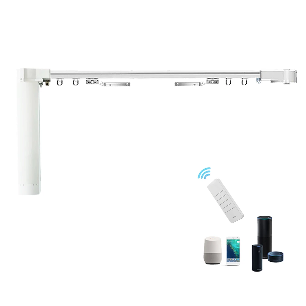 

Free shipping USA alex google wifi electric curtain motor for home decoration