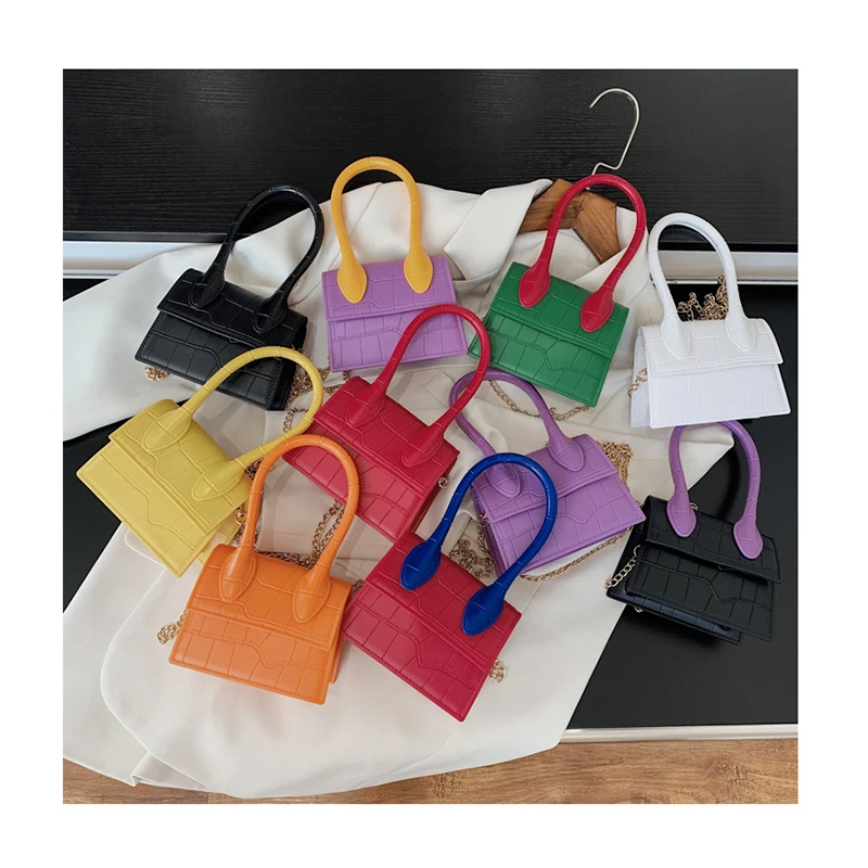 

New Hit Color Sac Purses Luxury Brand PU Leather Shoulder Bags Crocodile Handbags for Women 2021 Designer Mini Crossbody Bag