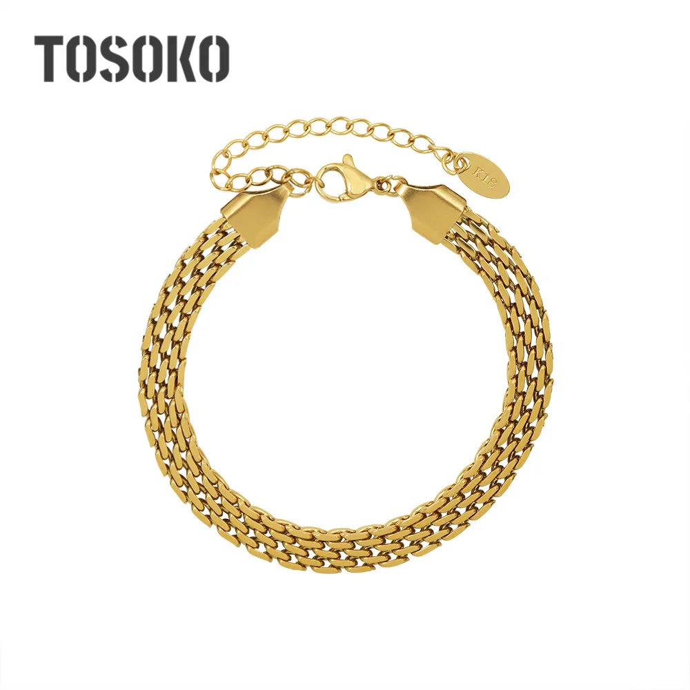 

Stainless Steel Jewelry Watch Chain Simple Bracelet Female BSE250
