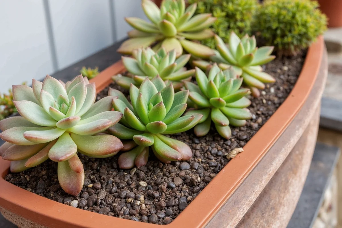 how to plant succulents in a pot