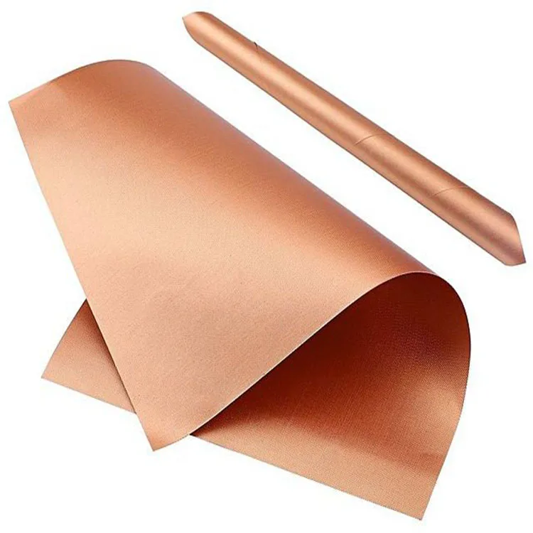 

heat resistant outdoor bbq microwave oven food grade coopper color ptfe bbq baking mat, Cooper