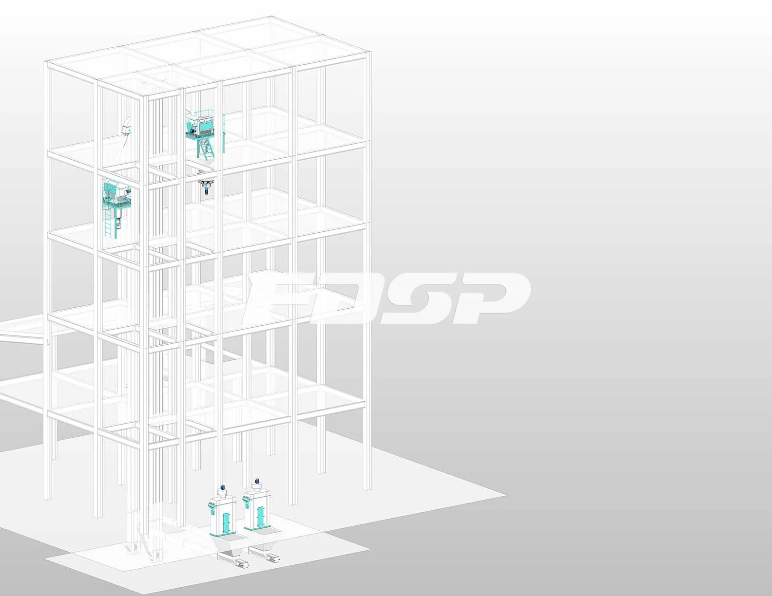 SZLH420 Series 8-15 t/h ruminants feed pellet production line