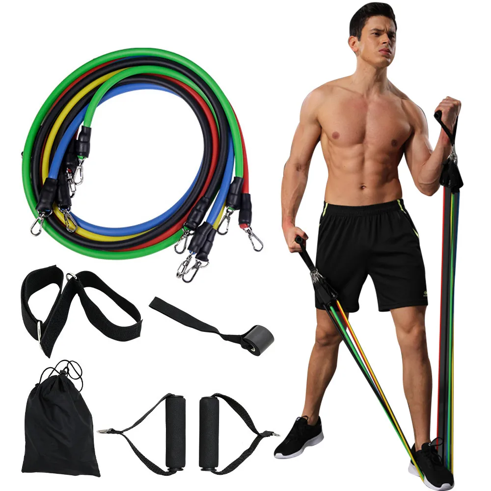 

2020 Hot Sale New Product Elastic Exercise Resistance Bands Tube for Sports, As the picture shows