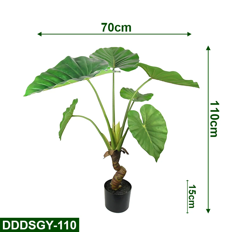 High Quality Alocasia Macrorrhiza Fake Tree Plant Artificial Bonsai Tree For Home Decoration Buy Tree Artificial Artificial Christmas Tree Flower Tree Product On Alibaba Com