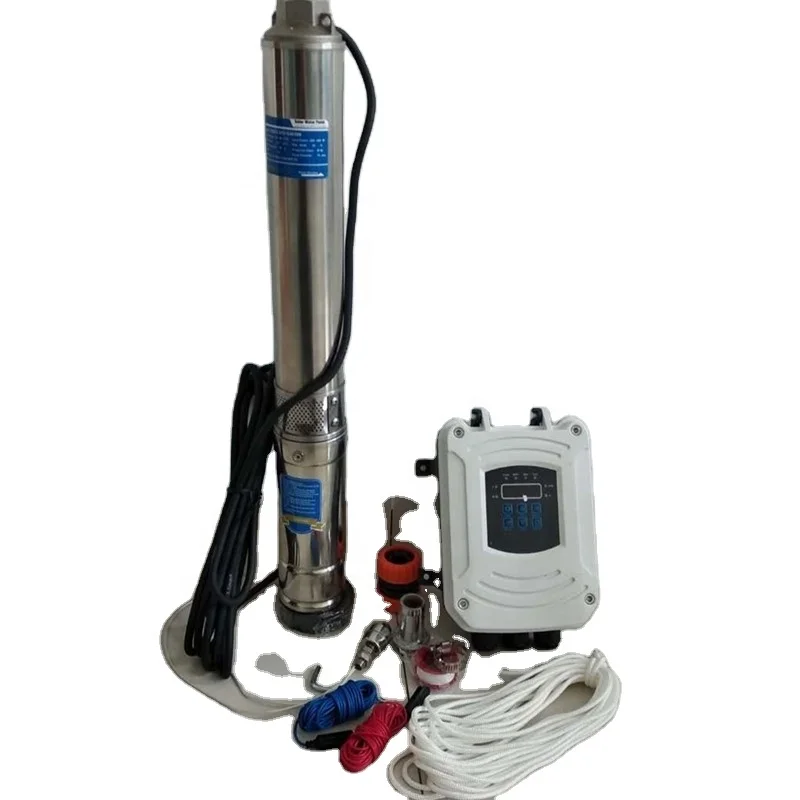 

48v 100m dc solar submersible pump for agricultural irrigation solar water pumps wholesale OEM customized from china 2020