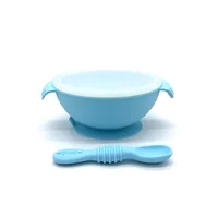 

Wholesale High Quality Silicone Placemat Bowl BPA Free Baby Suction Bowls Ecofriendly Silicone Baby Bowl for Feeding