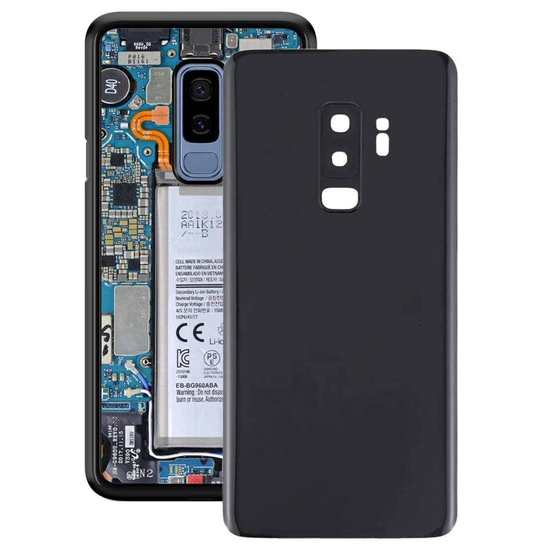 

Full Housing Assembly Battery Cover with Camera Lens for Galaxy S9+ Back Housing