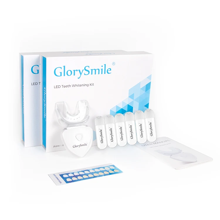 

Professional Teeth Whitening Kit For Clinic Kit Hydrogen Peroxide Glory Smile Teeth Whitening Kit Private Logo, Blue