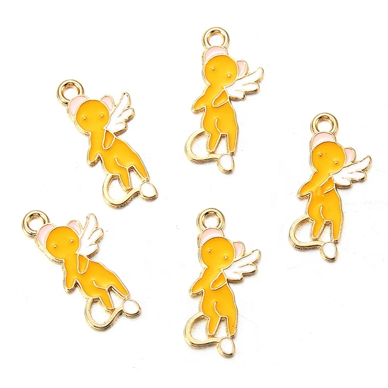 

Gold Plated Animal Angel Charms Pendants Jewelry Making DIY Charm Crafts Handmade, Photo