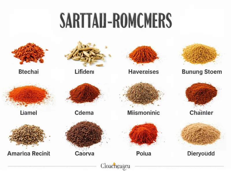 Complete List of Spice Names: Essential Culinary Reference