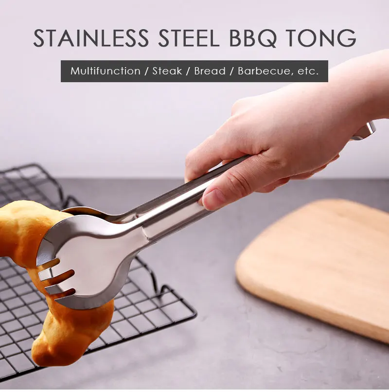 stainless steel food tong