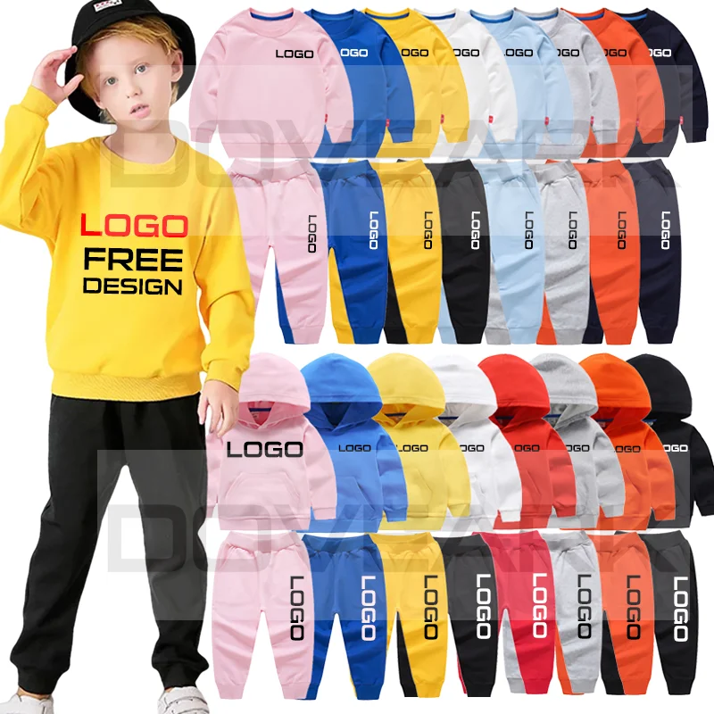

Custom Made Outdoor Wholesale Kids Jogging Suits Custom Jogger Kids Tracksuits Sweatsuit Sets