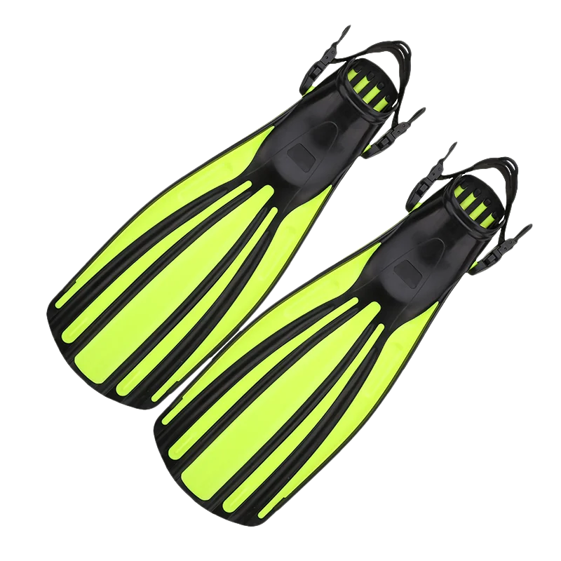 

ALOMA Professional adjustable TPR Open Heel long blade scuba free diving snorkeling fins for adults